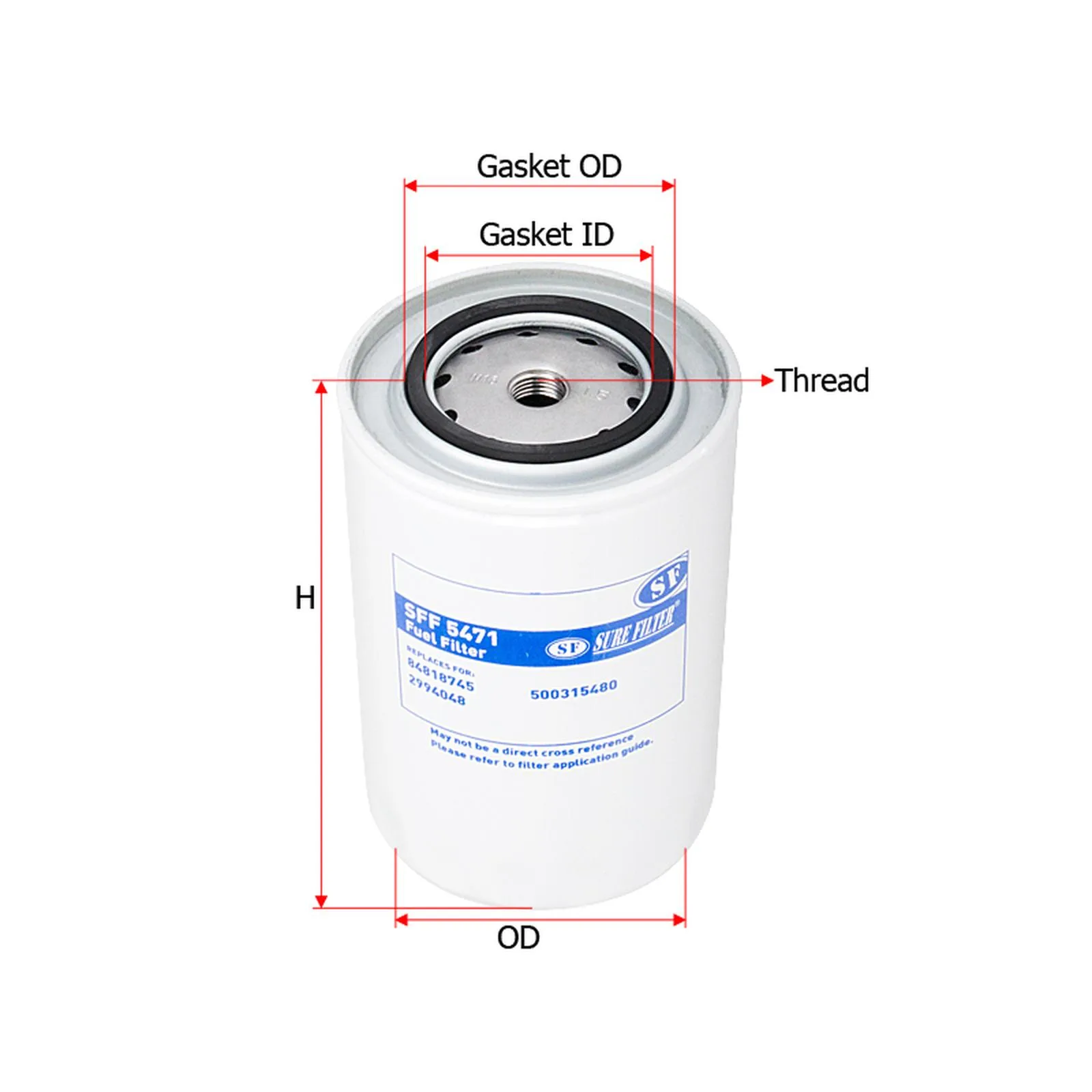 Fuel Filter Sure SFF5471 / SFF 5471 / P763995