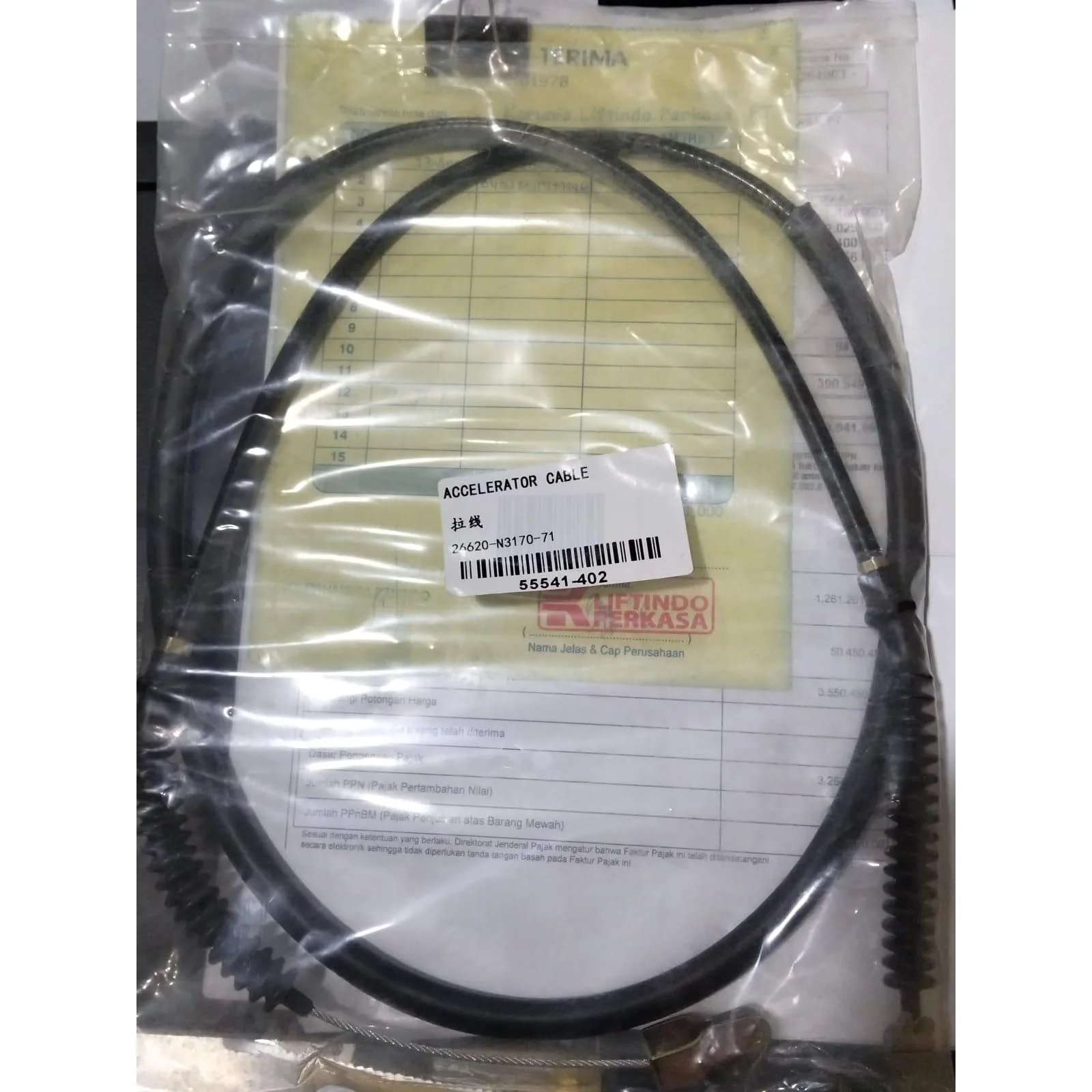 Kabel Gas / Accelator Cabel Forklfit Toyota 3.5 Ton 8FD35N